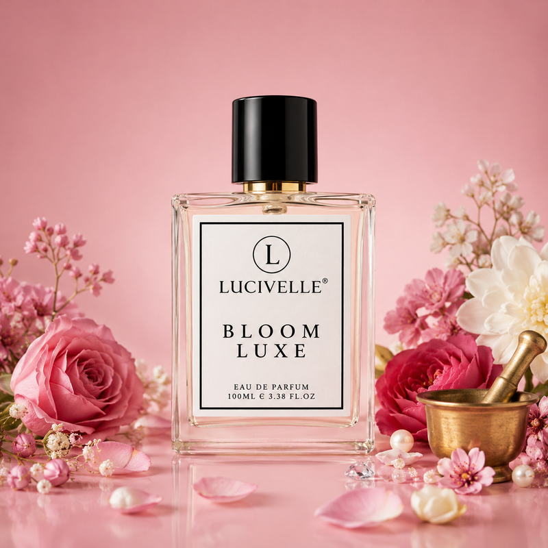 Bloom Luxe Femme Edition Eau de Parfum 100ml bottle by Lucivelle