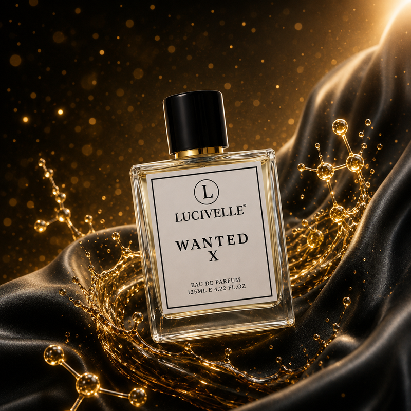 Wanted X Noir Eau de Parfum 100ml bottle by Lucivelle