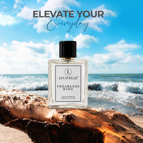 Fearless King Royal Essence perfume bottle close-up