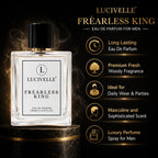 Fearless King Royal Essence bottle lifestyle shot