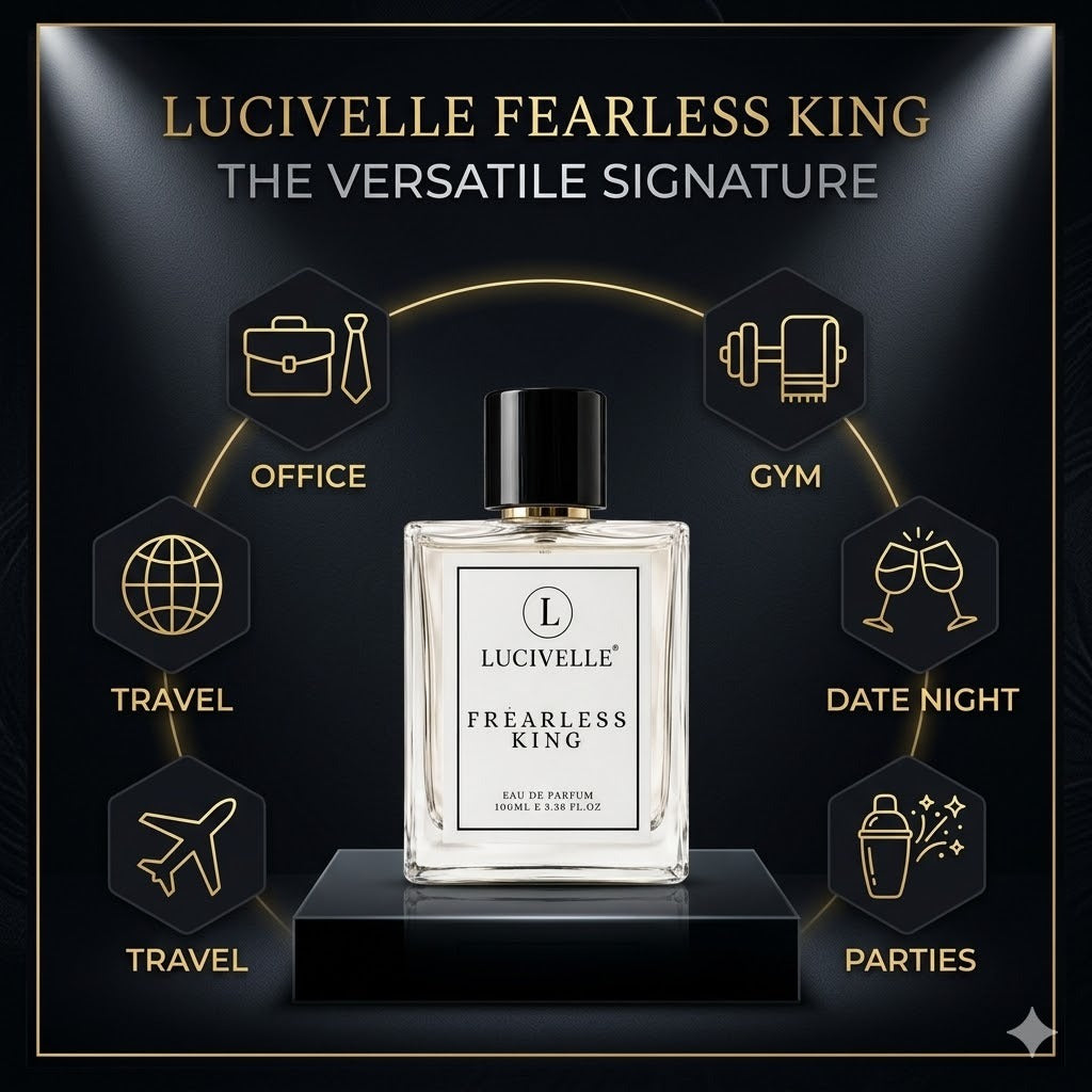 Fearless King Royal Essence bottle and gift box