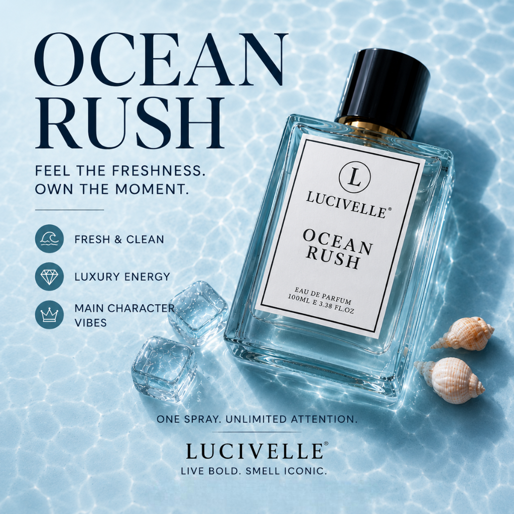 Ocean Rush Aqua Fresh bottle and gift box