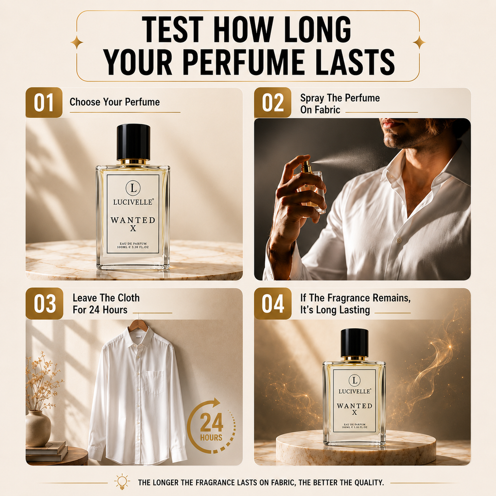 How to use Lucivelle Eau de Parfum spray instructions